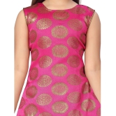 Aarika Girls Silk Patiala Kurta Set ( Pack of 1 , Pink ) - None