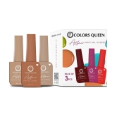 Colors Queen - Multi Matte Nail Polish ( Pack of 3 )