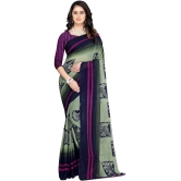 LEELAVATI - Light Green Georgette Saree With Blouse Piece ( Pack of 1 ) - Light Green