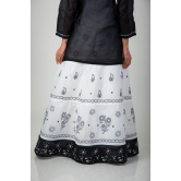 Ladies New Fashion Hand Chikankari Skirt Top