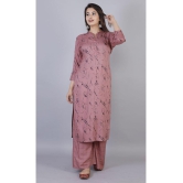 JC4U - Pink Straight Rayon Womens Stitched Salwar Suit ( Pack of 1 ) - None