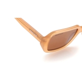 Brown Geometric Sunglasses for Women