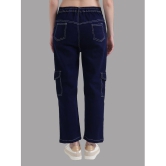 DKGF Fashion - Navy Blue Denim Regular Fit Women''s Jeans ( Pack of 1 ) - None