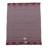 Mandhania Mayur Solapur Chaddar 100% Cotton Dailyuse Single Bed Blanket Pack of 1 Purple