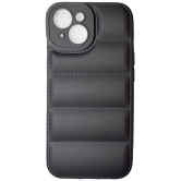 NBOX Silicon Soft cases Compatible For Silicon Apple iPhone 15 ( Pack of 1 ) - Black