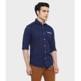 Life Roads - Blue Cotton Slim Fit Men's Casual Shirt (Pack of 1 ) - None