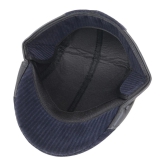 Zacharias Blue Cotton Blend Mens Cap ( Pack of 1 ) - Blue