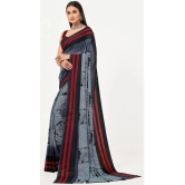 LEELAVATI - Grey Georgette Saree With Blouse Piece ( Pack of 1 ) - Grey