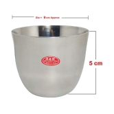 A & H ENTERPRISES 8 Pcs Stainless Steel Cereal Bowl 200 mL - Steel