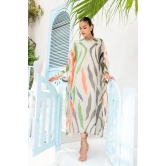 Rich Georgette Kaftan Dress L