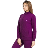 YHA Fleece Women''s Zippered Sweatshirt ( Purple ) - None