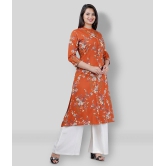 MAUKA - Brown Straight Rayon Womens Stitched Salwar Suit ( Pack of 1 ) - 4XL