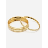 Zeneme Gold Bangle ( Pack of 4 ) - None