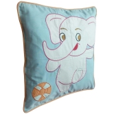 HugsnRugs Single Cotton Cushion Cover 40 x 40 cm (16 x 16) - Multi