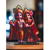 Saf Wood Radha Krishna Idol ( 24 cm )