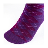 Man Arden - Purple Cotton Men's Mid Length Socks ( Pack of 1 ) - Purple