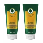 Organic Harvest Face Wash For Oil Control, ECOCERT & PeTA Certified, Paraben & Sulphate Free -100gm pack of 2