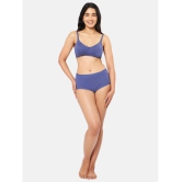 Amante - Blue Cotton Non Padded Women's Everyday Bra ( Pack of 1 ) - None