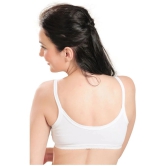 Madam Cotton Everyday Bra - White Single - 32B