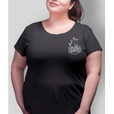 Neo Garments - Black Cotton Regular Fit Womens T-Shirt ( Pack of 1 ) - 6XL