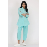 Mix Patch Co-ord Set (Blue)-L