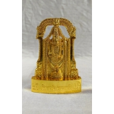 Lord Srinivasa Balaji Standee-Small (2.5 inches) / Gold