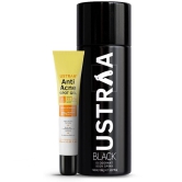 Ustraa Anti Acne Spot Gel - 15ml & BLACK Deodorant Body Spray - 150ml