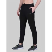 PPTHEFASHIONHUB Black Lycra Mens Joggers ( Pack of 1 ) - None