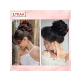 LYKAA Black,Brown Womens Hair Bun ( Pack of 2 ) - Black,Brown