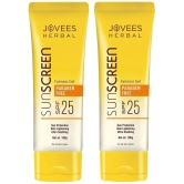 Jovees Herbal Fairness Gel Sunscreen SPF 25|Oily & Combination Skin 100g (Pack of 2)