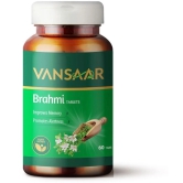 Vansaar Brahmi Tablets, Helps Improve memory, Made with 100% Pure Brahmi, 60 Tablets