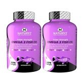 NATURYZ Triple Strength Omega 3 Fish Oil 2500 Mg with Highest EPA 1200mg, DHA 800mg - 120 Softgels