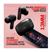 UBON J4 EARBUDS Bluetooth True Wireless (TWS) In Ear 32 Hours Playback Active Noise cancellation IPX4(Splash & Sweat Proof) Black