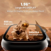 Hammer Ace Ultra Bluetooth Calling smartwatch With largest 1.96 inches Always on Display