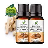 PURE Jangali ORGANICS PURE Sandalwood Essential Oil for Face, Skin care 30ML