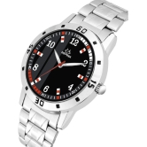 Septem Silver Stainless Steel Analog Mens Watch