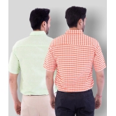 DESHBANDHU DBK - Multicolor Cotton Regular Fit Mens Casual Shirt ( Pack of 2 ) - None