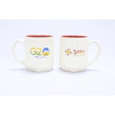 Khurja Souvenir Mug (Set of 2) Matt White 3