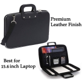 Creator shop - Black Leather Briefcase