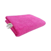 SOFTSPUN Microfiber Hair and Face Care Towel 40X40 cm 340 GSM (Set of 1, pink)