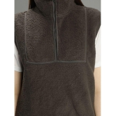 NUEVOSDAMAS Polyester Grey Non Hooded Sweatshirt - None