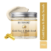 Nutriment Gold Face And Body Scrub For Men & Women ( Pack of 1 )-250 gm