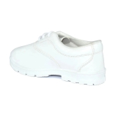 Ajanta - White Boys School Shoes ( 1 Pair ) - None