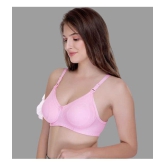 Zourt - Pink Cotton Non Padded Women's Everyday Bra ( Pack of 1 ) - None