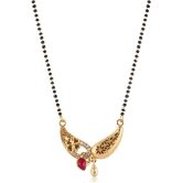 Gilher Gold Plated daily wear Mangalsutra For Women. - Golden