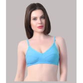 Kiran Enterprises - Multicolor Cotton Blend Non Padded Womens T-Shirt Bra ( Pack of 3 ) - None