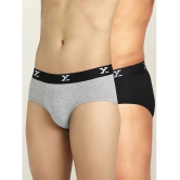 XYXX - Multicolor Modal Mens Briefs ( Pack of 2 ) - None