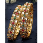 Sukkhi Multicolor Bangle Set ( Pack of 2 ) - None