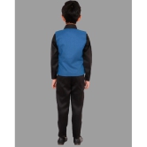 DKGF Fashion - Blue Cotton Blend Boys Shirt & Pants ( Pack of 1 ) - None