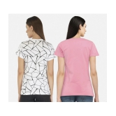 CHOZI - Multi Color Cotton Regular Fit Womens T-Shirt ( Pack of 2 ) - None